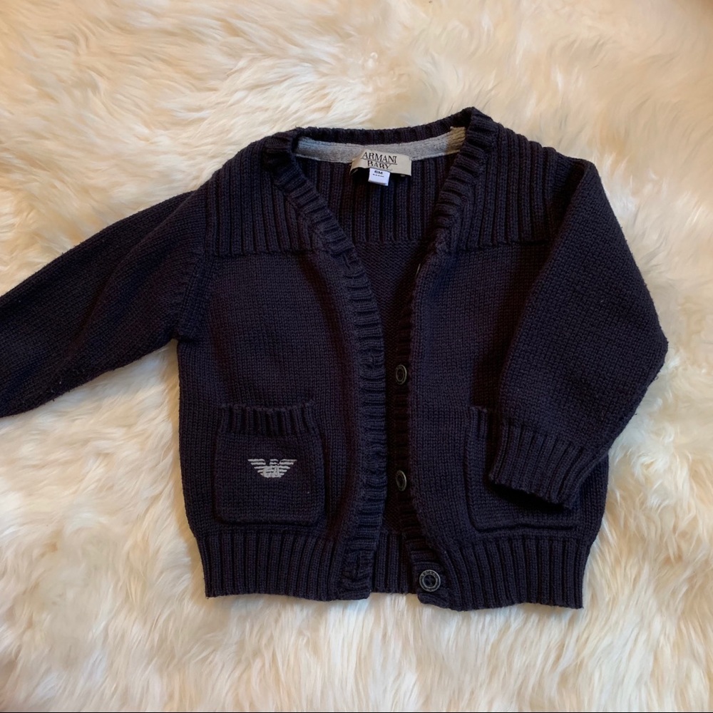 Armani Baby Cardigan Sweater